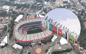 Quốc kỳ Việt Nam xuất hiện giữa lòng 'thánh đường' Azteca trước giờ khai màn World Cup 2026