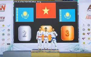 Jujitsu trẻ Việt Nam giành 8 HCV tại giải vô địch châu Á