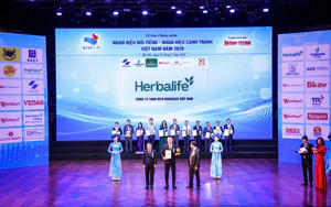 Herbalife Việt Nam thuộc Top 10 Nhãn hiệu nổi tiếng Việt Nam năm 2026 