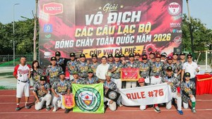 CLB bóng chày CAND giành ngôi á quân quốc gia năm 2026