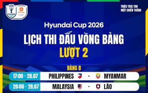 Lịch thi đấu bóng đá hôm nay 28/7: Trực tiếp ASEAN Cup 2026