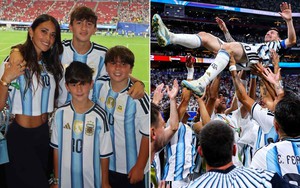 Vợ Messi xúc động ca ngợi chồng sau màn ngược dòng của Argentina: 'Không còn lời nào để diễn tả'