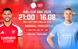 Xem trực tiếp bóng đá Arsenal vs Man City ở đâu? Kênh truyền hình nào của Việt Nam trực tiếp?