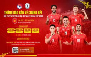 VFF công bố giá vé chung kết ASEAN Cup 2026 ở Mỹ Đình, chênh lệch khó tin so với lượt đi ở Thái Lan