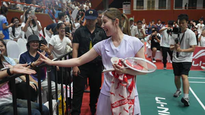 Siêu sao cầu lông Chiharu Shida trở lại Hà Nội