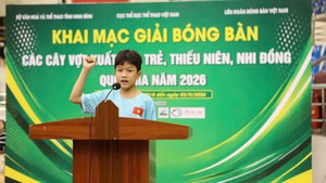 Khai mạc giải bóng bàn các cây vợt xuất sắc trẻ, thiếu niên, nhi đồng QG 2026