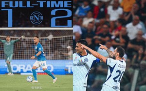 Serie A đêm qua: Inter Milan thắng tối thiểu, Napoli thất thủ ngay trên sân nhà