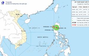 Xuất hiện áp thấp nhiệt đới trên Biển Đông