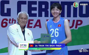 Bóng chuyền nữ Việt Nam xếp cuối chặng 2 SEA V.Cup 2026 nhưng vẫn có một ngôi sao được tôn vinh