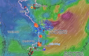 Bão số 5 không thay đổi cường độ, hướng về vùng biển phía Đông Bắc khu vực Bắc Biển Đông