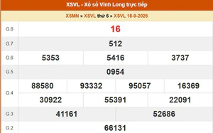 XSVL 18/9 - Kết quả xổ số Vĩnh Long hôm nay 18/9/2026 - Trực tiếp XSVL ngày 18 tháng 9