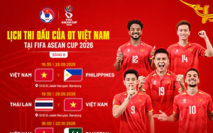 VTV5 VTV6 trực tiếp bóng đá hôm nay ngày 24/9/2026