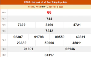 XSST 23/9 - Kết quả xổ số Sóc Trăng hôm nay 23/9/2026 - Kết quả XSST ngày 23 tháng 9