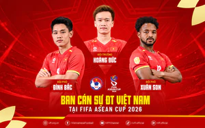 Hoàng Đức làm đội trưởng, Xuân Son và Đình Bắc là đội phó tuyển Việt Nam