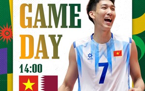 Xem trực tiếp bóng chuyền nam Việt Nam vs Qatar 14h00 hôm nay, ASIAD 2026