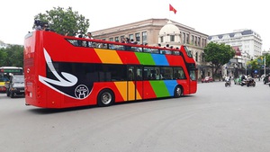 Chính thức vận hành xe buýt 2 tầng City Tour tham quan Hà Nội vào cuối tháng 5