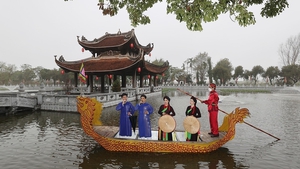Ngày hội Quan họ trên thuyền chào mừng thành công Hội nghị Văn hoá Bắc Ninh