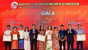 Giải thưởng giải báo chí thành phố Hà Nội lần thứ III: TTXVN đoạt 6 giải
