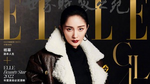 Dương Mịch lên bìa Elle China tháng 11, tiết lộ đang phải dùng thuốc mọc tóc