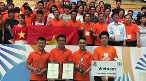 Vượt qua Malaysia, đội Việt Nam vô địch ABU ROBOCON 2017
