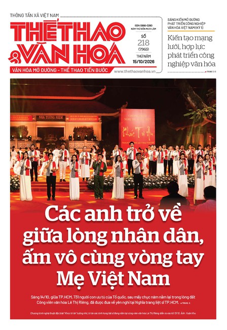 Số 218 (7965) Thứ Năm 15/10/2026