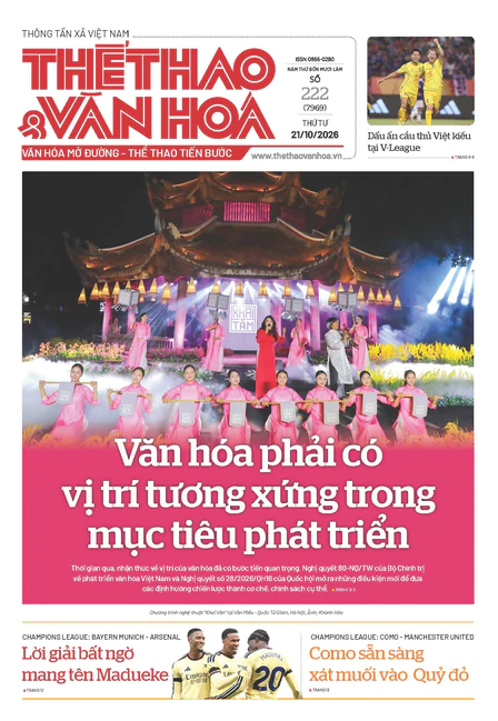  Số 222 (7969) Thứ Tư 21/10/2026