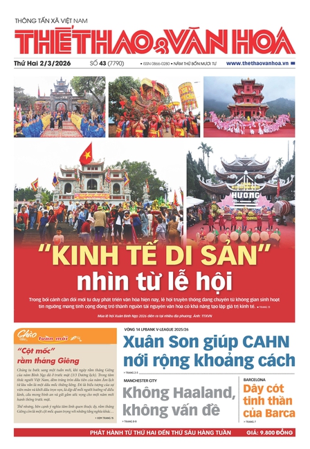 Số 43 (7790) Thứ Hai 02/03/2026