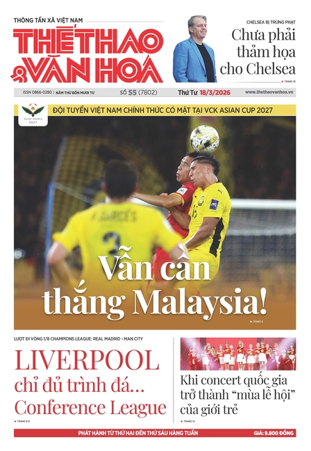 Số 55 (7802) Thứ Tư 18/03/2026