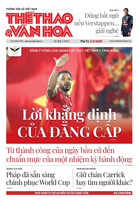 Số 65 (7812) Thứ Tư 01/04/2026