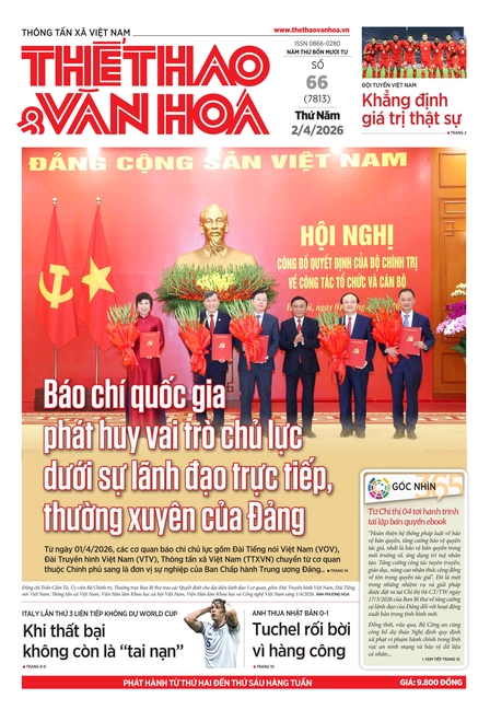 Số 66 (7813) Thứ Năm 02/04/2026