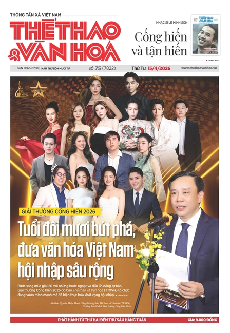 Số 75 (7822) Thứ Tư 15/04/2026