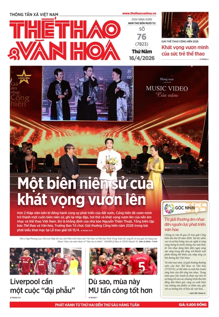  Số 76 (7823) Thứ Năm 16/04/2026