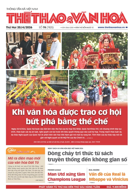 Số 78 (7825) Thứ Hai 20/04/2026