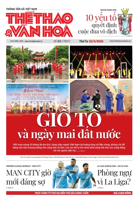 Số 80 (7827) Thứ Tư 22/04/2026