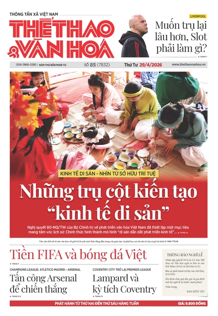 Số 85 (7832) Thứ Tư 29/04/2026