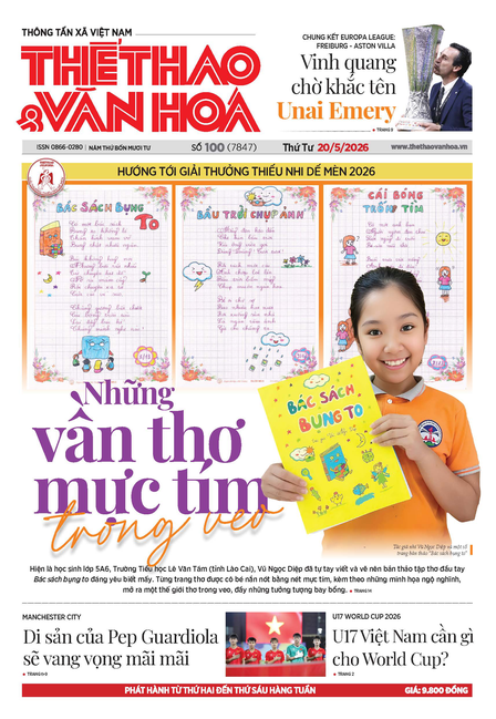 Số 100 (7847) Thứ Tư 20/05/2026