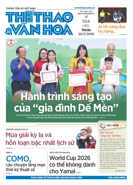 Số 104 (7851) Thứ Ba 26/05/2026