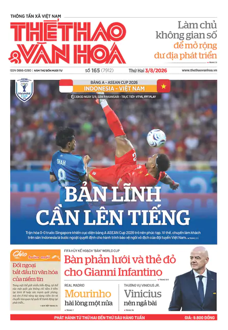  Số 165 (7912) Thứ Hai 03/08/2026