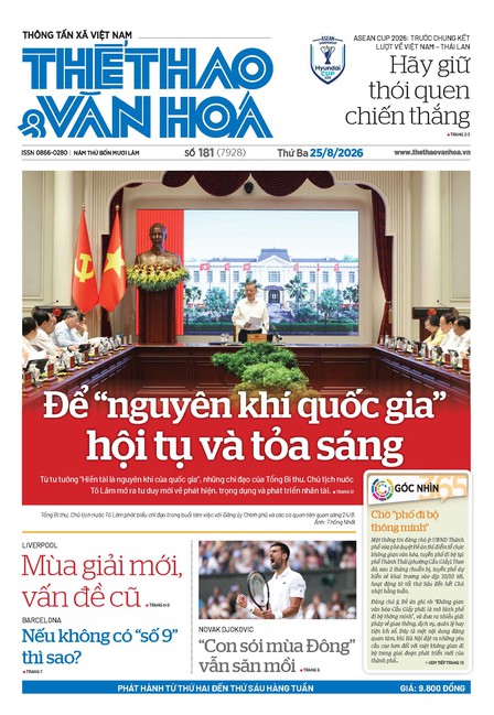 Số 181 (7928) Thứ Ba 25/08/2026