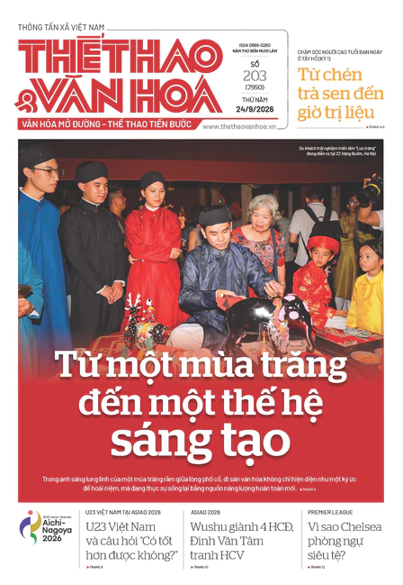 Số 203 (7950) Thứ Năm 24/09/2026
