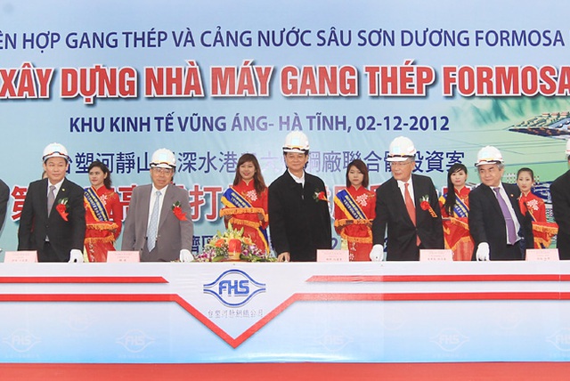 Xây dựng nhà máy gang thép Formosa Hà Tĩnh trị giá 315 nghìn tỷ đồng