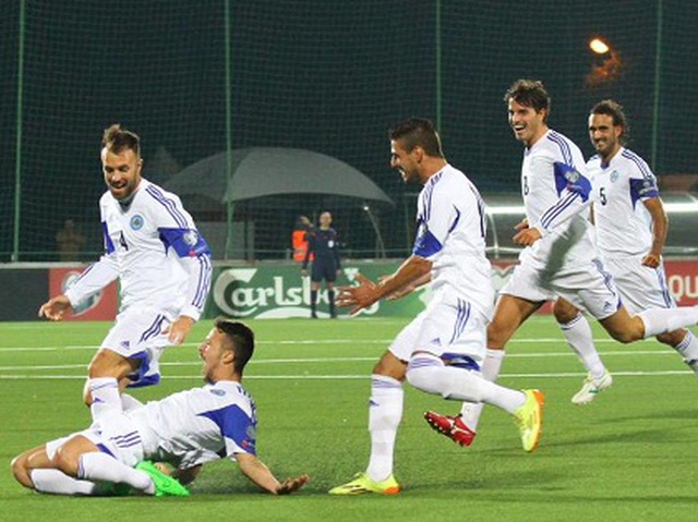 San Marino ăn mừng như vô địch thế giới vì ghi bàn trên sân khách sau 14 năm