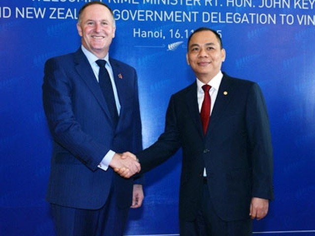 Thủ tướng New Zealand thăm và làm việc tại Tập đoàn Vingroup