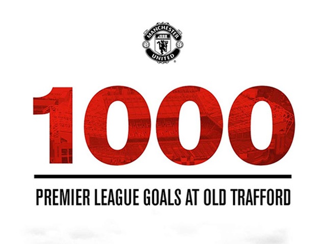 ĐỒ HỌA đẹp lung linh về 1.000 bàn Premier League của Man United tại Old Trafford