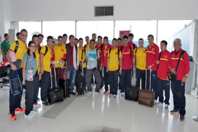 ĐT futsal Việt Nam trong ngày đầu tiên ở Colombia