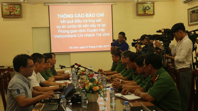 Vụ cướp ngân hàng tại Trà Vinh: Súng của thủ phạm là súng bắn đạn nhựa