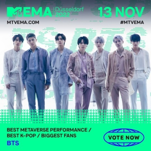 5 năm liên tiếp BTS giành giải Người hâm mộ lớn nhất tại MTV EMA - Ảnh 1.