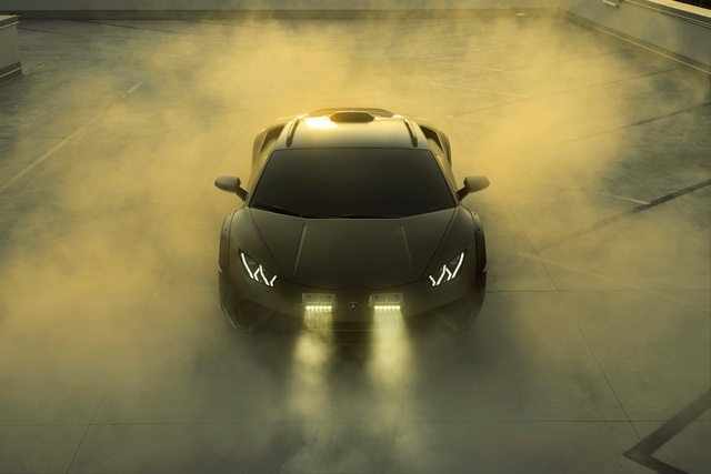 Vén màn Lamborghini Huracan Sterrato - Siêu xe off-road lạ lùng ra mắt cuối tháng này - Ảnh 3.