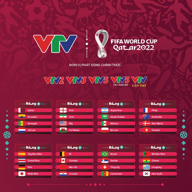 Lịch trực tiếp bóng đá World Cup 2022 trên kênh VTV5 - Ảnh 3.