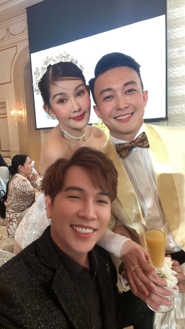 Lan Khuê và sao Việt đổ bộ tiệc cưới của Hoa hậu Ngân Anh, 1 nhân vật trong dàn phụ dâu gây bất ngờ  - Ảnh 7.